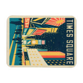 NYCタイムス素晴らしクエア マグネット (横)