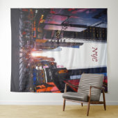 NYCタイムズスクエアニューヨークシティ タペストリー (インサイチュ(横))