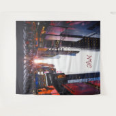 NYCタイムズスクエアニューヨークシティ タペストリー (正面(横))