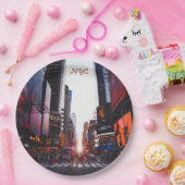 NYCタイムズスクエアニューヨークシティ ペーパープレート (パーティー)