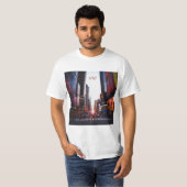 NYCタイムズスクエアニューヨークシティ Tシャツ (正面フル)