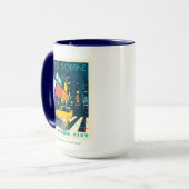 NYCタイムズスクエア マグカップ (正面左)