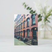 NYCタウンハウスE. 18通りはがき ポストカード (スタンド正面)