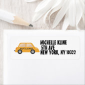 NYCタクシー差出人住所ラベル ラベル (インサイチュ)