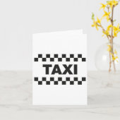 Nycタクシー衣装ハロウィンおもしろいイエローニューヨークC カード (黄色い花)