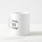 Nycタクシー衣装ハロウィンおもしろいイエローニューヨークC コーヒーマグカップ (正面左)