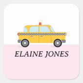 NYCタクシー スクエアシール (正面)