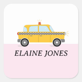 NYCタクシー スクエアシール