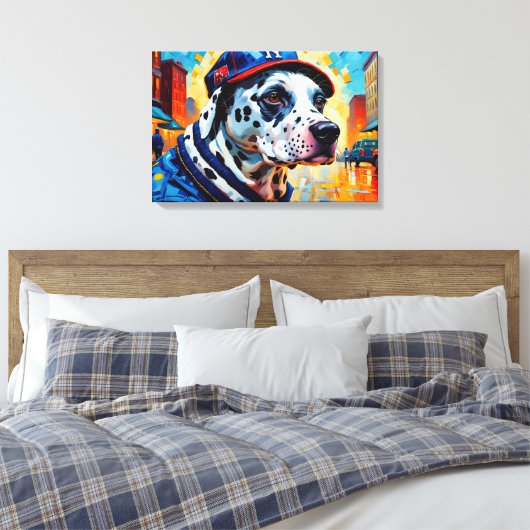 NYCダルメド3 キャンバスプリント (インサイチュ (寝室))