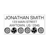 NYCデリベーゲルブレックファーストフードパーソナライズされたアドレス ラバースタンプ (インプリント)