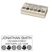 NYCデリベーゲルブレックファーストフードパーソナライズされたアドレス ラバースタンプ (押印)