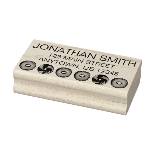 NYCデリベーゲルブレックファーストフードパーソナライズされたアドレス ラバースタンプ (スタンプ)