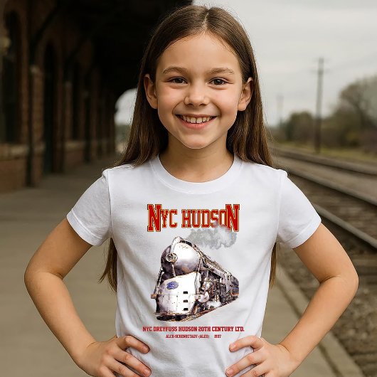 NYCドレイパス・ハドソン機関車 20世紀特急 Tシャツ