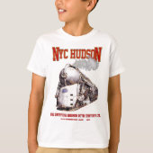 NYCドレイファス・ハドソン機関車 20世紀特急 Tシャツ (正面)