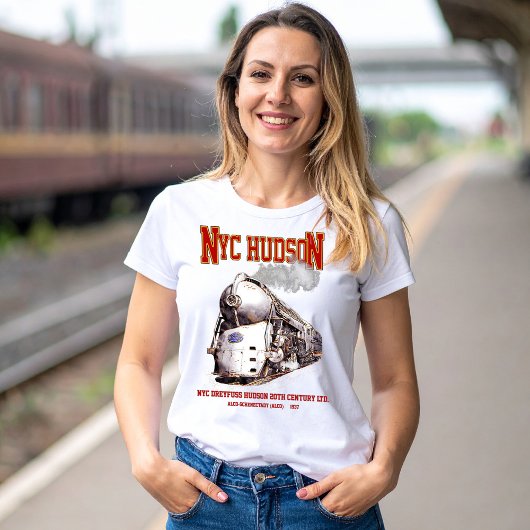 NYCドレイファス・ハドソン機関車 20世紀特急 Tシャツ