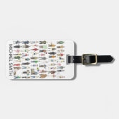 NYCニューヨークの人々Borougs Citizens ラゲッジタグ (正面横)