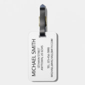 NYCニューヨークの人々Borougs Citizens ラゲッジタグ (裏面縦)