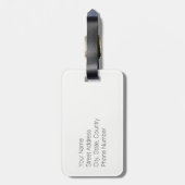 NYCニューヨークの荷物のラベル ラゲッジタグ (裏面縦)