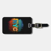 NYCニューヨークカラフルデザインアクリル荷物タグ ラゲッジタグ (正面横)