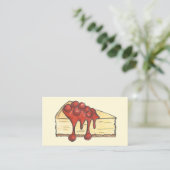 NYCニューヨークシティチーズケーキベーカリー焼いたバイフード 名刺 (スタンド正面)