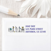 NYCニューヨークシティハヌカーハヌカー(ユダヤ教の祭り)住所 シール (インサイチュ)