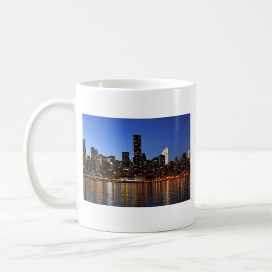 NYCニューヨークシティマンハッタンナイト コーヒーマグカップ (左)