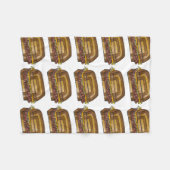 NYCニューヨークシティユダヤ人デリルーベンサンドウィッチ フリースブランケット (正面(横))