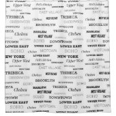 NYCニューヨークシティ地区 シャワーカーテン (正面)