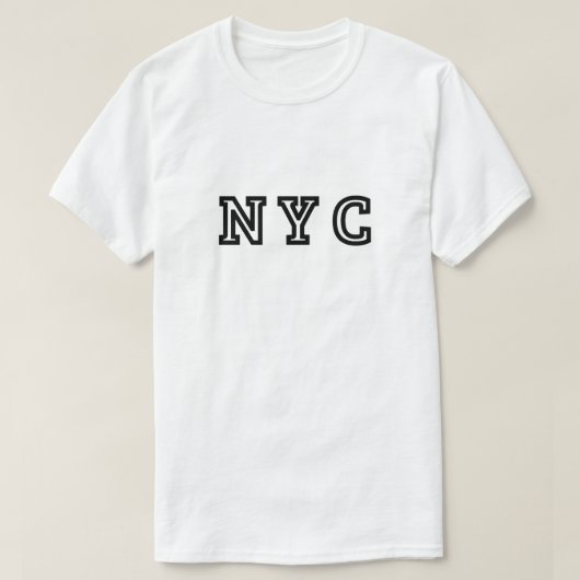 NYCニューヨークシティ Tシャツ (デザイン正面)