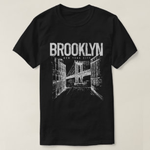 NYCニューヨークシティNYブルックリンブリッジ Tシャツ