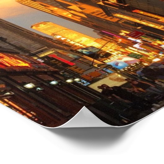 NYCニューヨークミッドタウンブロードウェイシアターディストリクト ポスター (角)