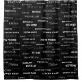 NYCニューヨーク地区 シャワーカーテン (正面)