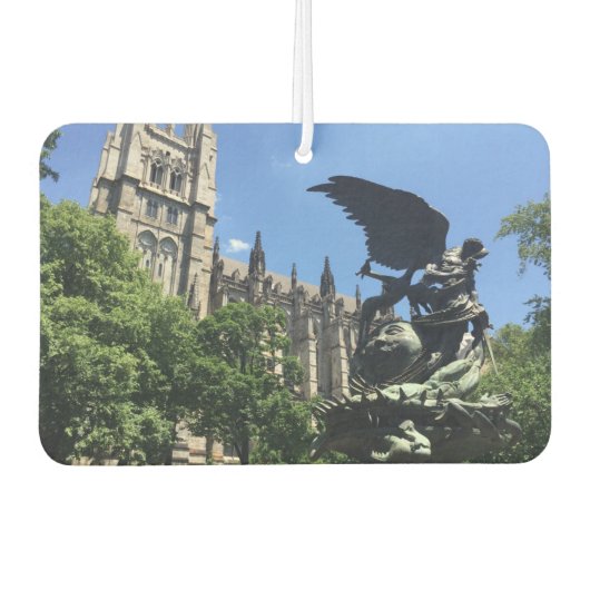 NYCニューヨーク大聖堂聖ヨハネ大聖堂 カーエアーフレッシュナー (正面)