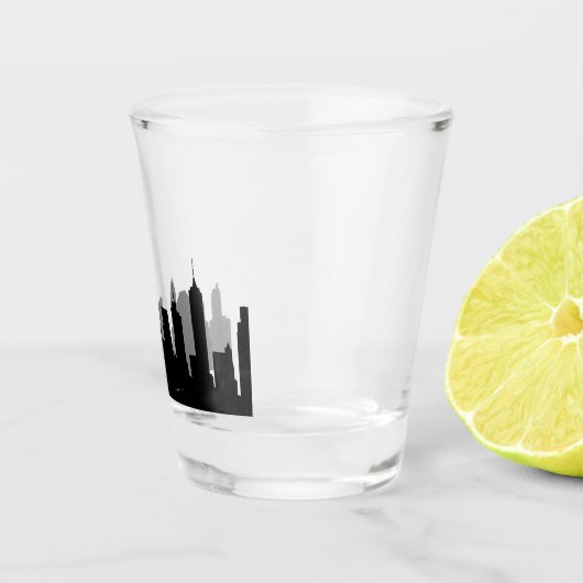 NYCニューヨーク市の有名な街並み ショットグラス (右)