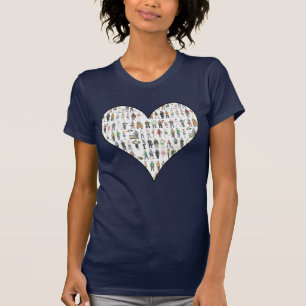 NYCニューヨーク市市民ハートTの人々 Tシャツ