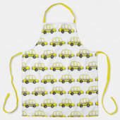 NYCニューヨーク市松模様にシティイロタクシー エプロン (正面)