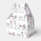 NYCニューヨーク市7月4日アメリカ愛国花火 フェイバーボックス (裏面サイド)