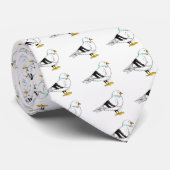 NYCニューヨーク汚れたバードハトプリントシーガルカモメ ネクタイ (ロール)