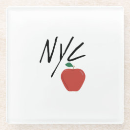 NYCニューヨーク ガラスコースター