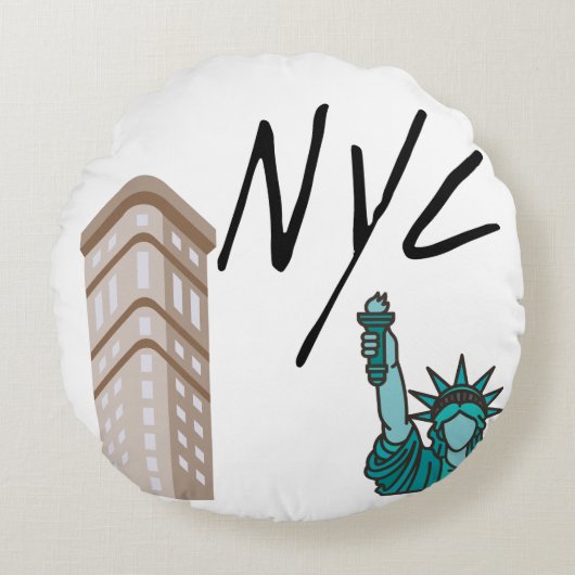 NYCニューヨーク ラウンドクッション (正面)