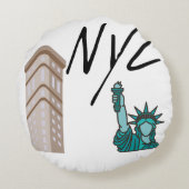 NYCニューヨーク ラウンドクッション (裏面)