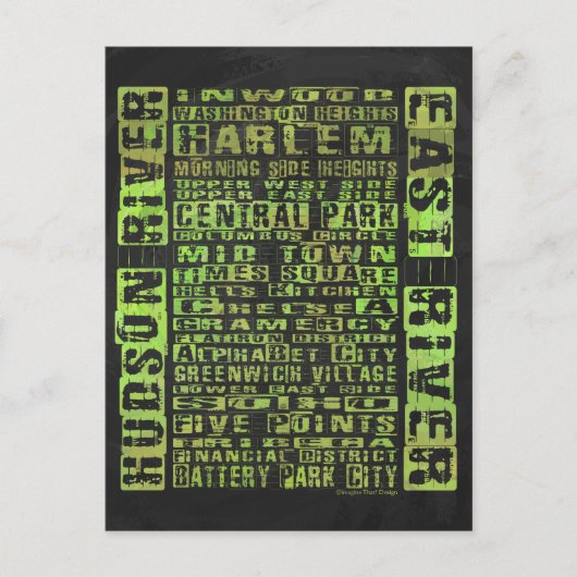 NYCネイバーズグリーン ポストカード (正面)
