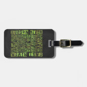 NYCネイバーズグリーン ラゲッジタグ (正面横)