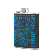 NYCネイバーズブルー フラスク (左)