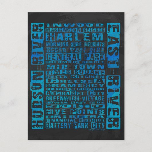 NYCネイバーズブルー ポストカード (正面)