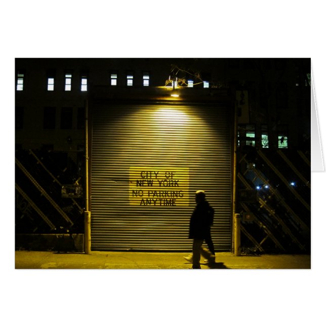 NYCノーパーキングのゲート5x7 (正面横)