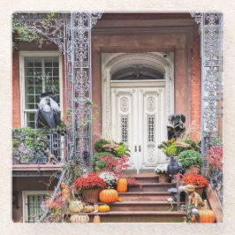 NYCハロウィーンドア ガラスコースター