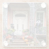 NYCハロウィーンドア ガラスコースター (裏面)