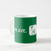 NYCパークアベニューコーヒーカップニューヨークマンハッタン通り コーヒーマグカップ (正面左)
