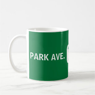 NYCパークアベニューコーヒーカップニューヨークマンハッタン通り コーヒーマグカップ